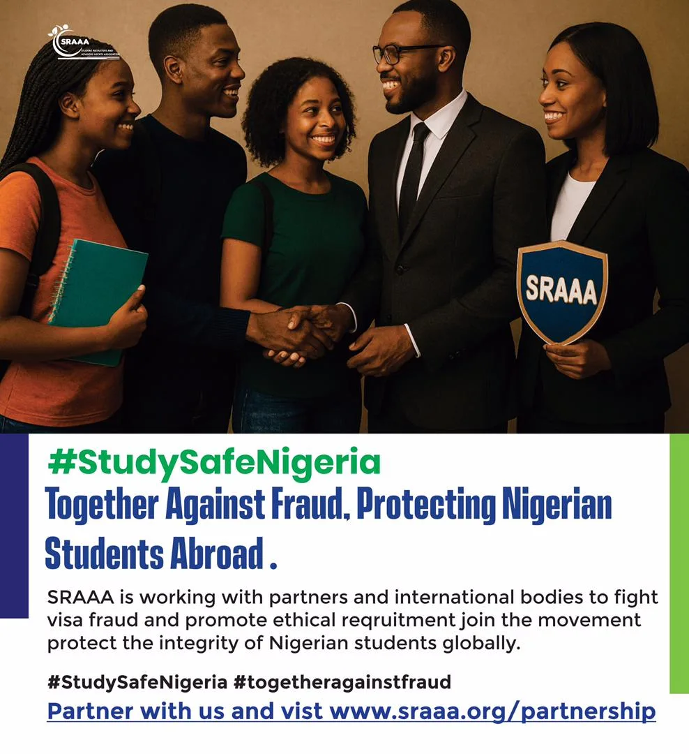 #StudySafeNigeria SRAAA campaign image